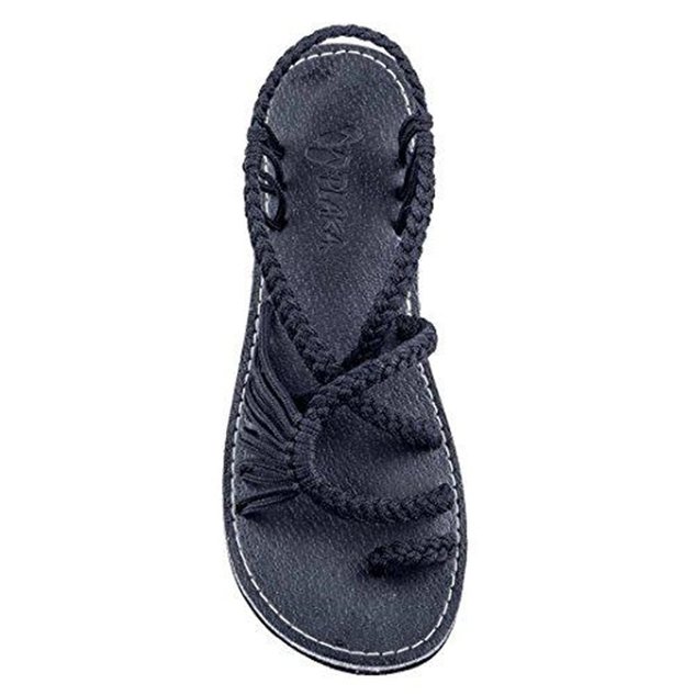 Summer Handmade Breathable Bandage Beach Flat Sandals