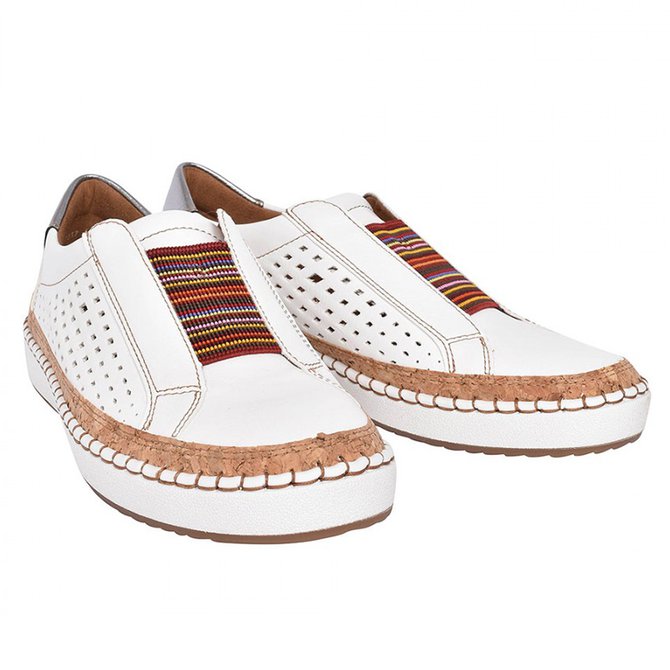 Women Green Slide Hollow-Out Round Toe Casual Pu Sneakers Flats