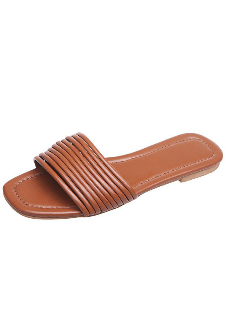 Summer Hollow Out Flat Slippers