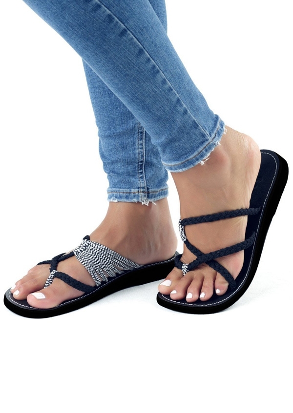 Summer Splicing Flat Sandals