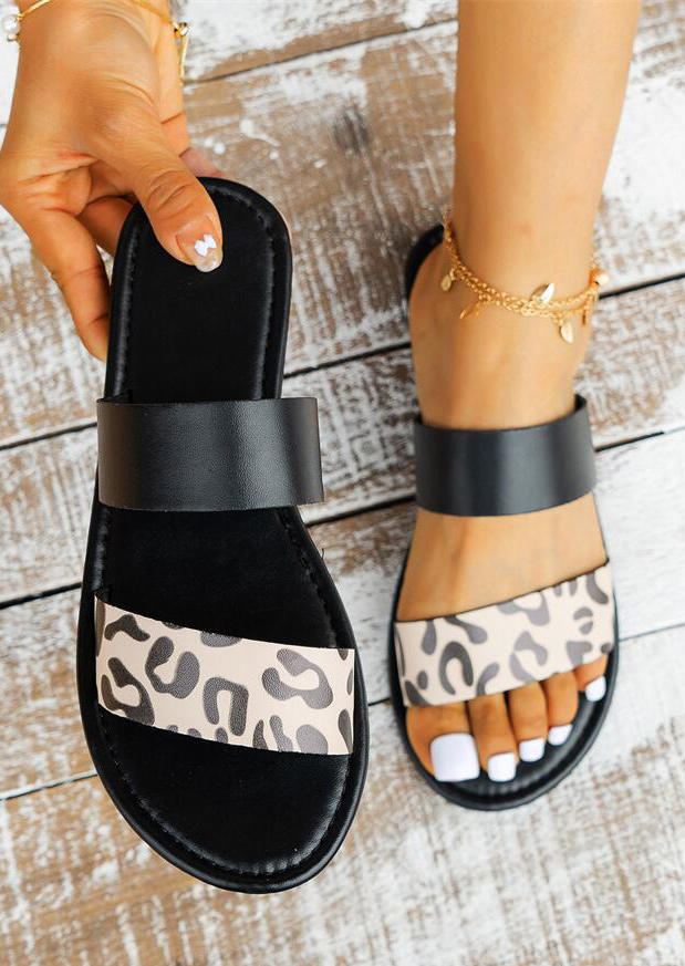 Summer Toe Ring Flat Slippers