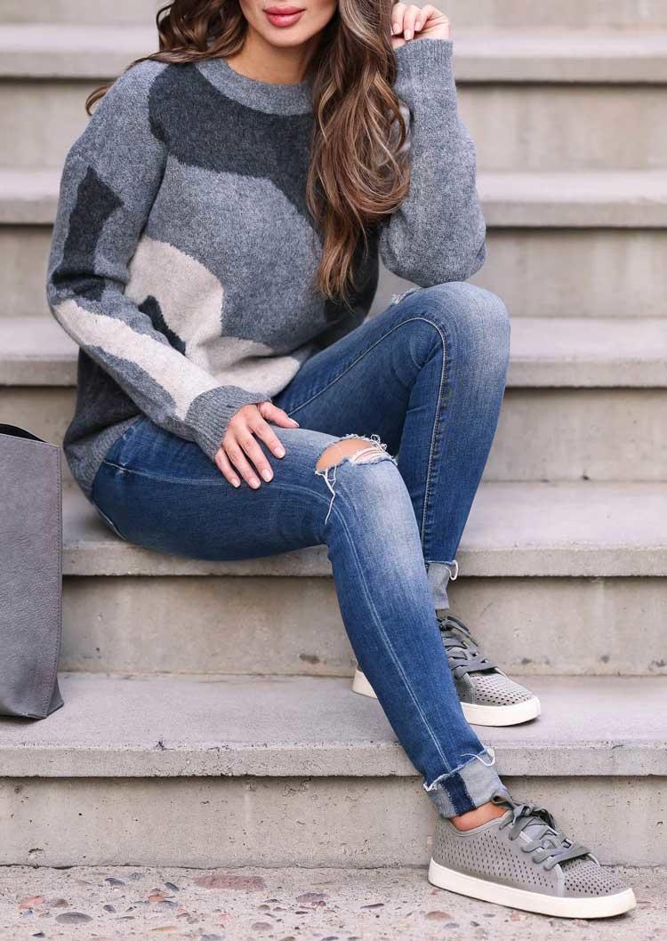 Cow Slip On Round Toe Flat Sneakers