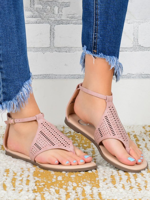 Boho Laser Cut Sandal