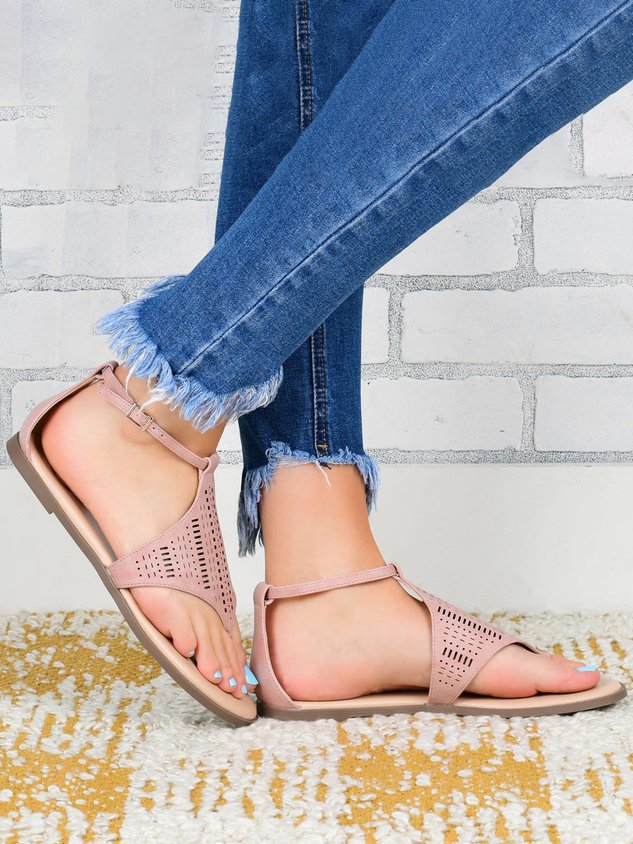 Boho Laser Cut Sandal