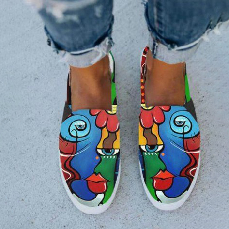 Female Graffiti Casual Shoes
