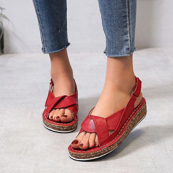 Women's Vintage Platform Wedges Sandal