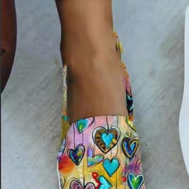 Casual Printed Canvas Shoes