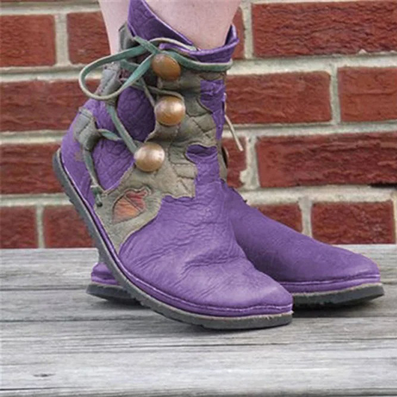 Women's Comfortable Flat Boots