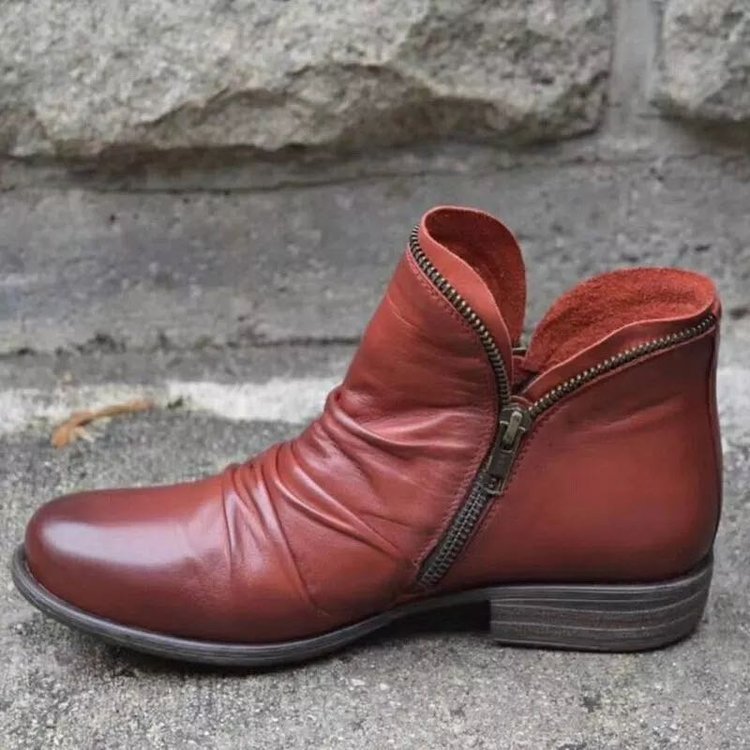 Casual Fashion Low Heel Winter Boots