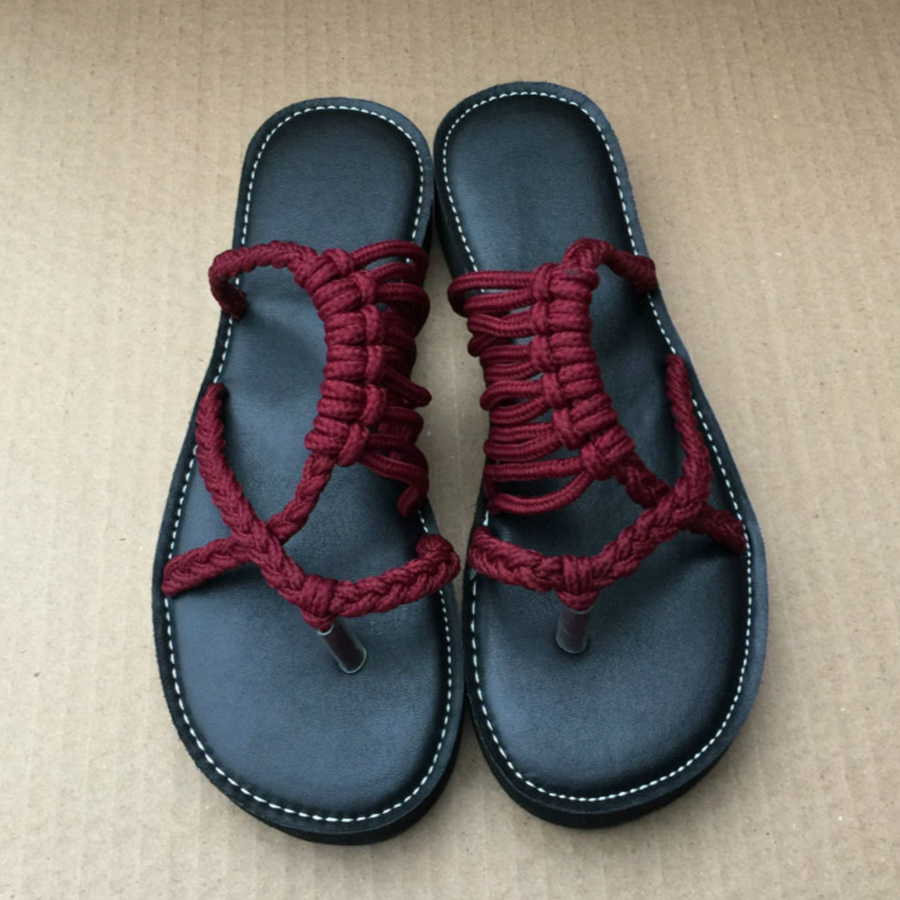 Color Block Plain  Flat  Peep Toe  Casual Slippers