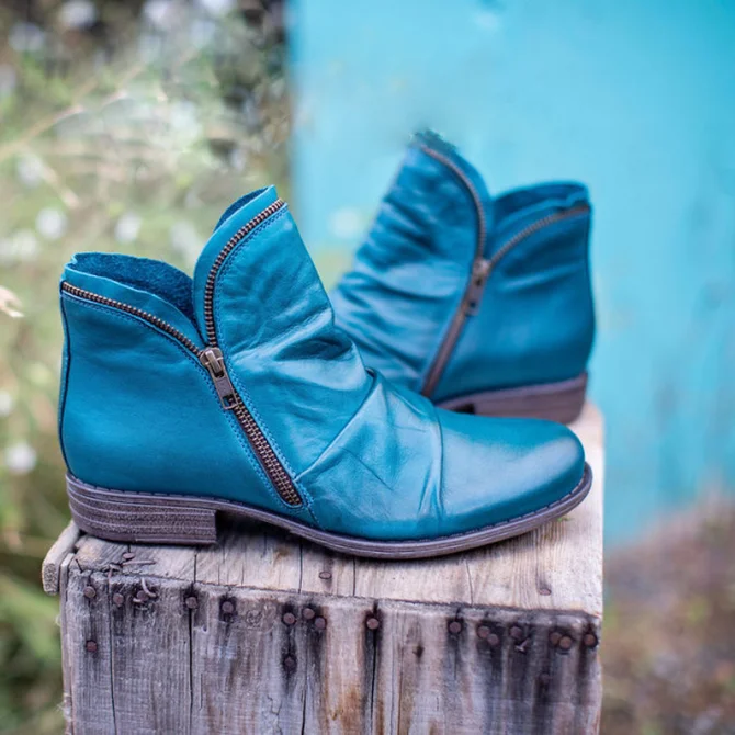 Casual Fashion Low Heel Winter Boots