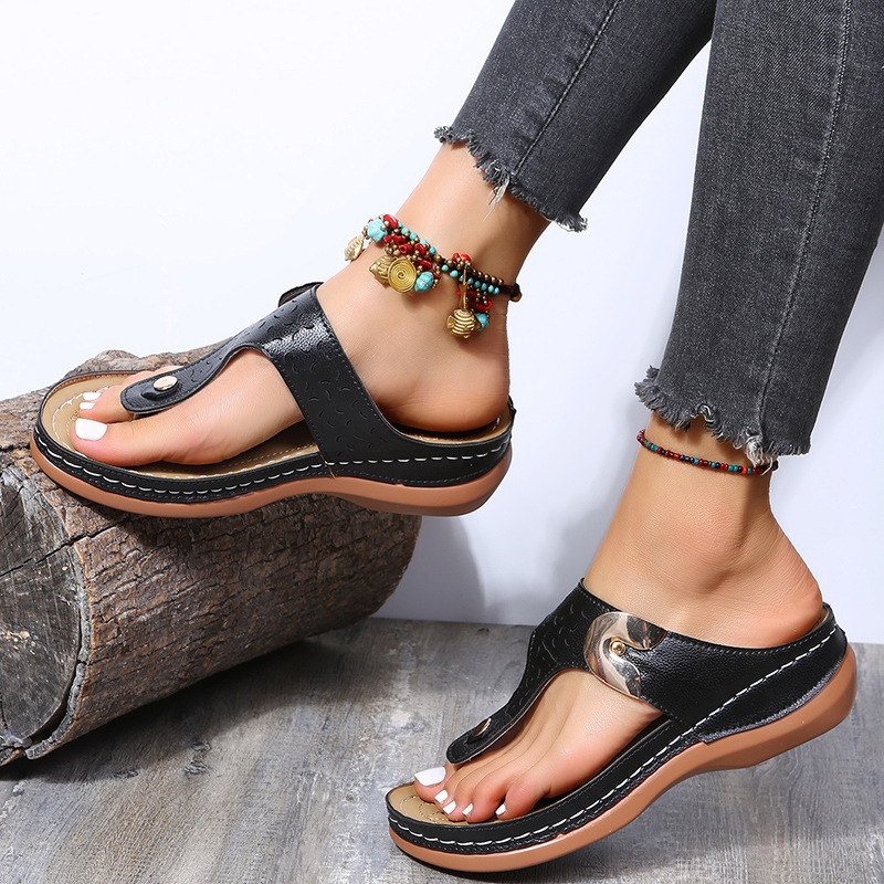 Casual Comfort Platform Flip-flops