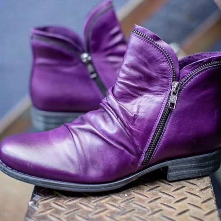 Casual Fashion Low Heel Winter Boots