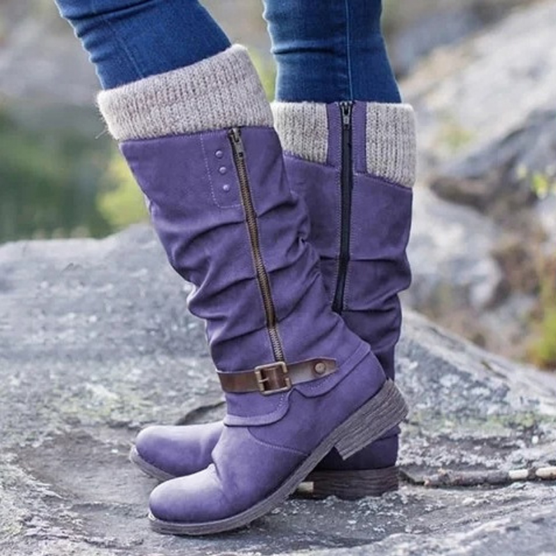 Women's Comfortable Flat Boots