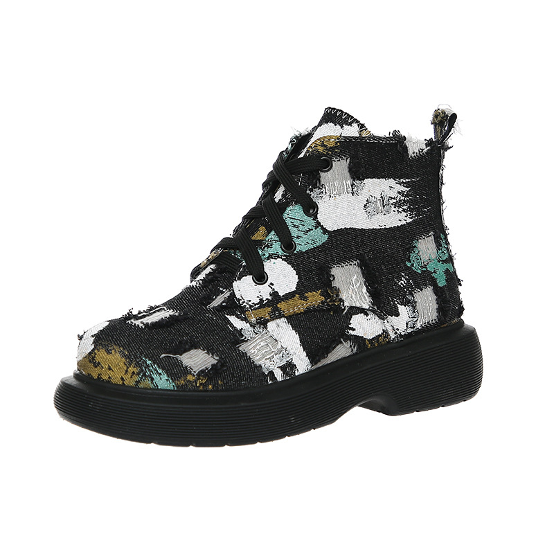 British Style Camouflage Martin Boots