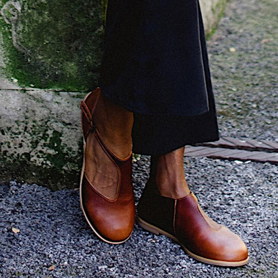 Plain Flat Round Toe Casual Date Travel Flat & Loafers