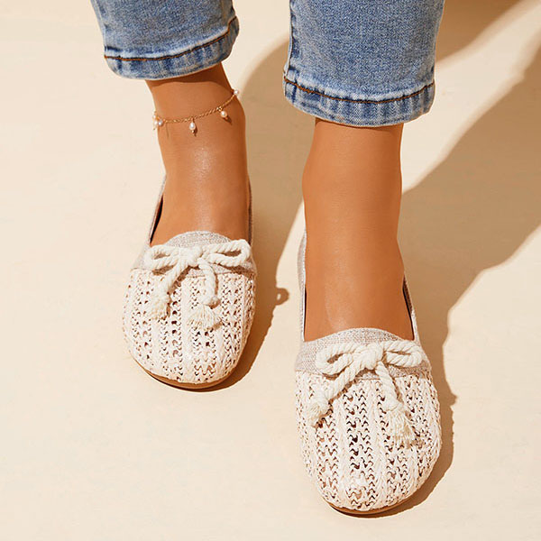 Women's Braided Slip-on Single Shoes
