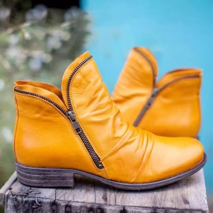 Casual Fashion Low Heel Winter Boots