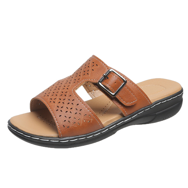 Cutout Platform Sandals