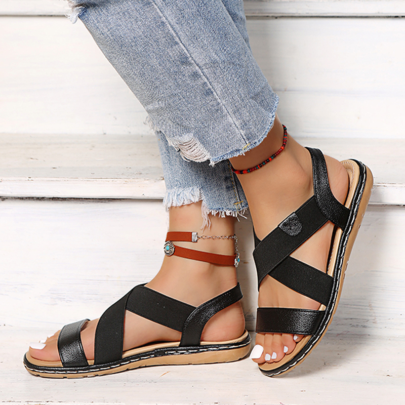 Stylish Beach Elastic Sandals