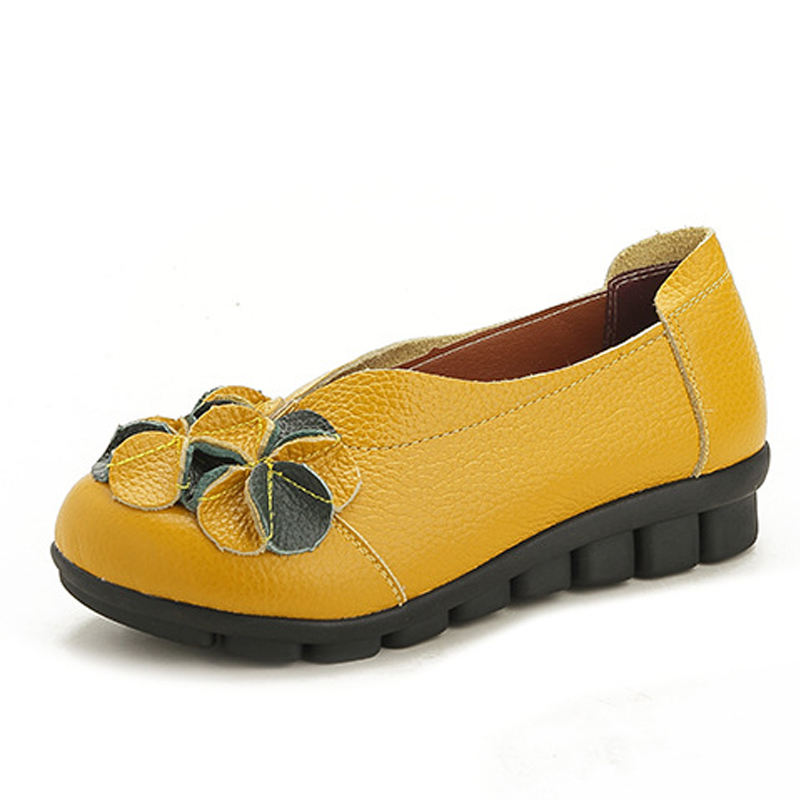 Women's comfortable shallow flat shoes