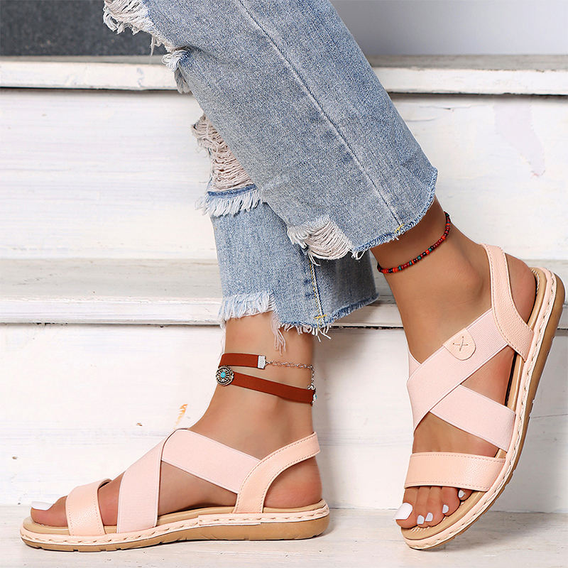 Stylish Beach Elastic Sandals