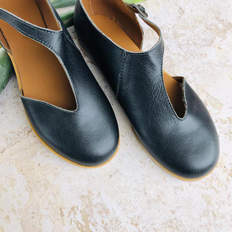 Plain Flat Round Toe Casual Date Travel Flat & Loafers