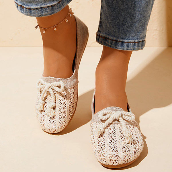 Women's Braided Slip-on Single Shoes