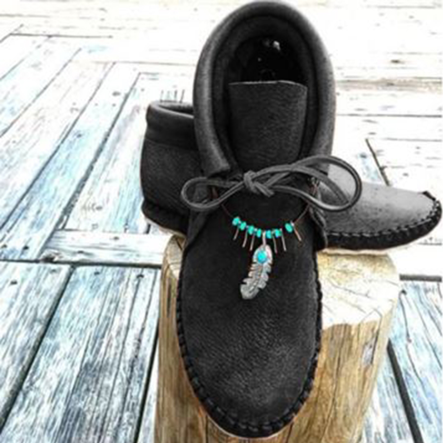 Plain  Round Toe Boots