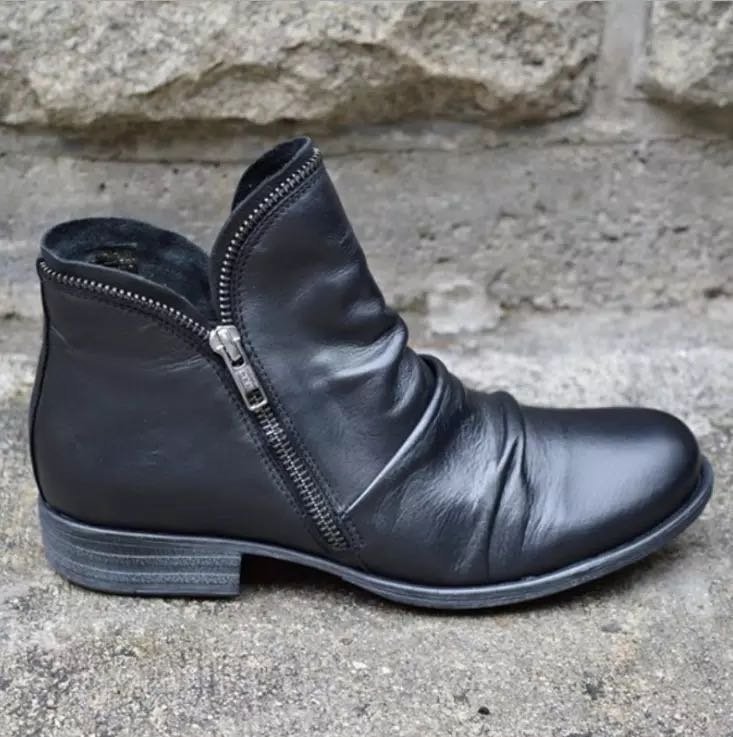 Casual Fashion Low Heel Winter Boots