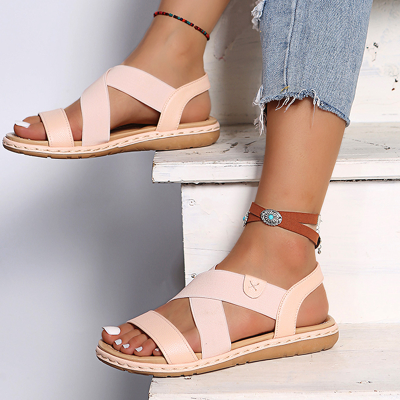 Stylish Beach Elastic Sandals