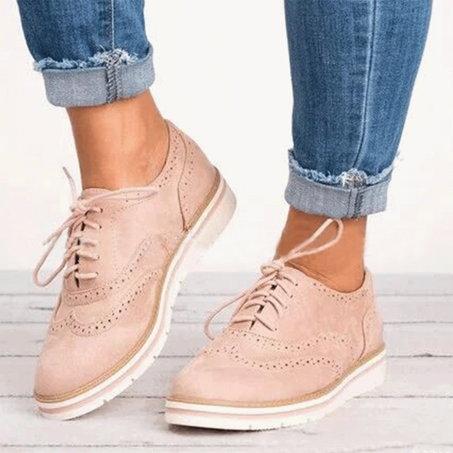 Plain  Flat  Criss Cross  Round Toe  Casual Office Comfort Flats