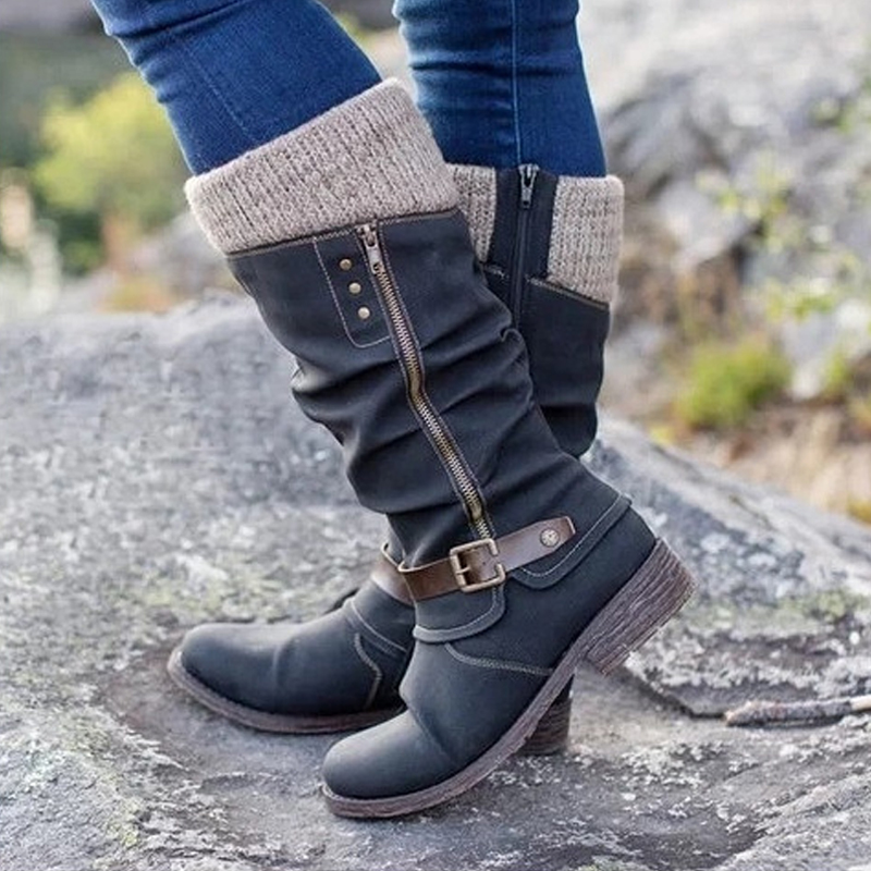 Women's Comfortable Flat Boots