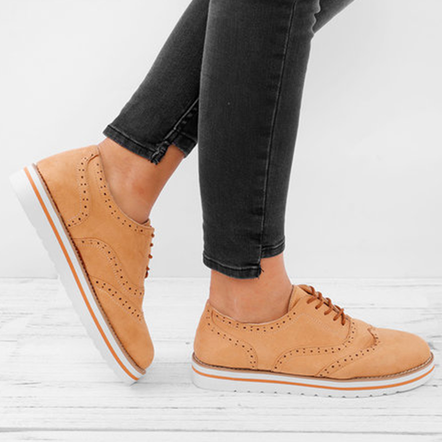 Plain  Flat  Criss Cross  Round Toe  Casual Office Comfort Flats