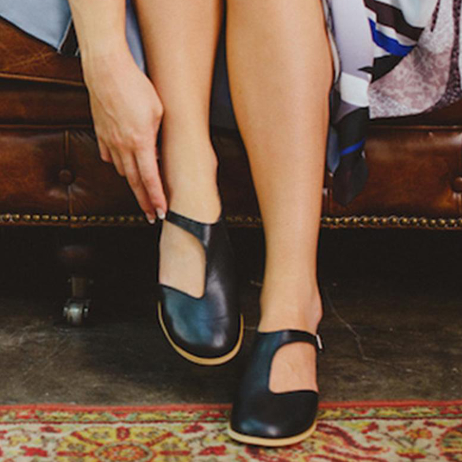 Plain Flat Round Toe Casual Date Travel Flat & Loafers