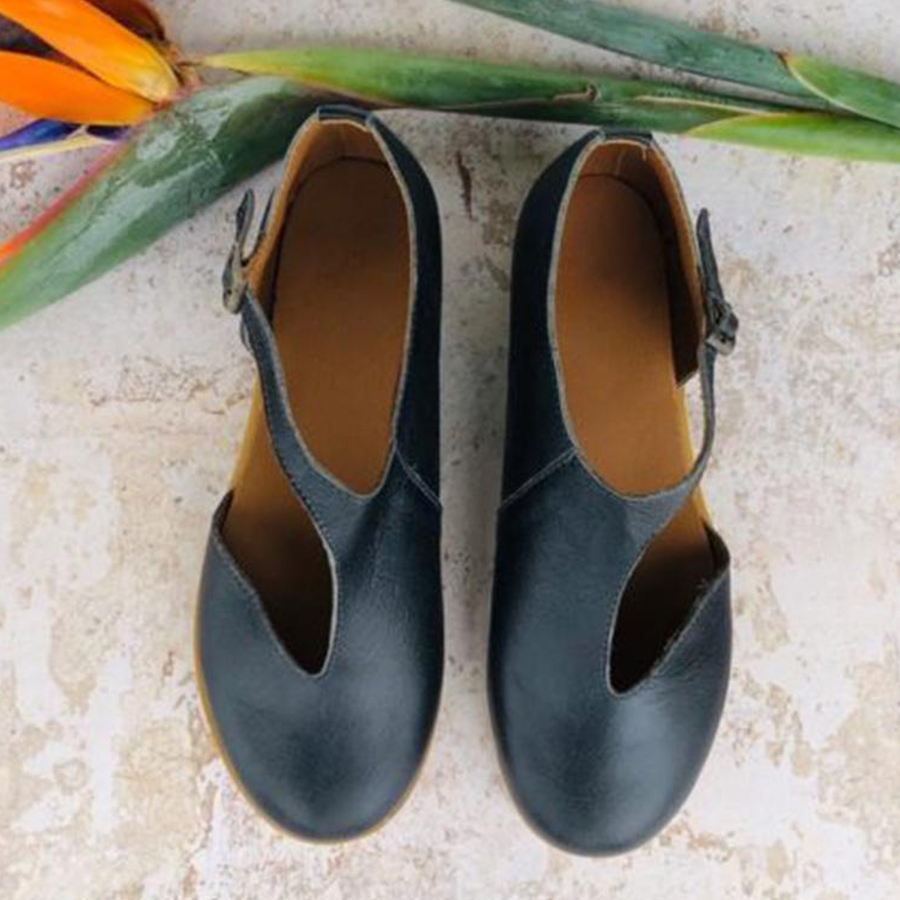 Plain Flat Round Toe Casual Date Travel Flat & Loafers