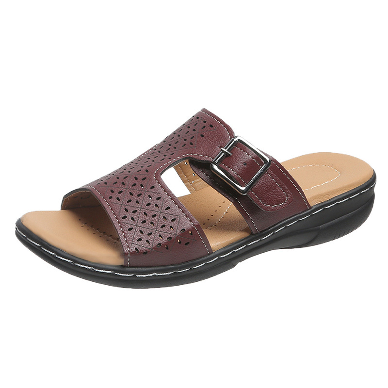 Cutout Platform Sandals