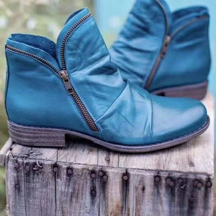 Casual Fashion Low Heel Winter Boots
