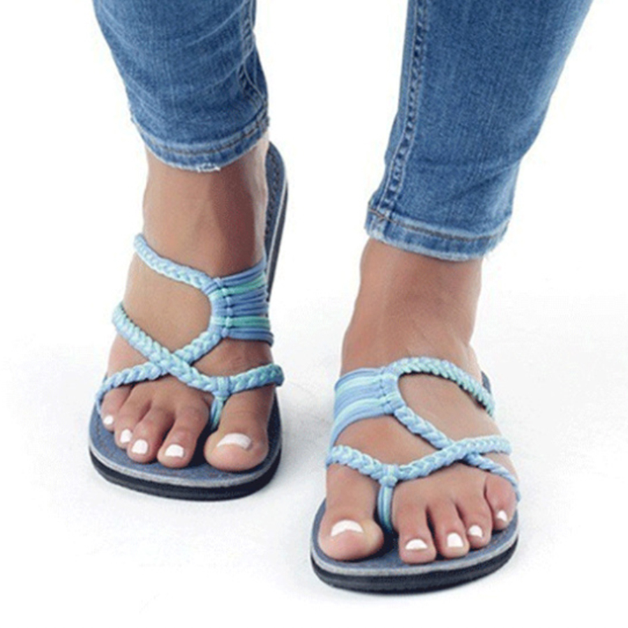 Color Block Plain  Flat  Peep Toe  Casual Slippers
