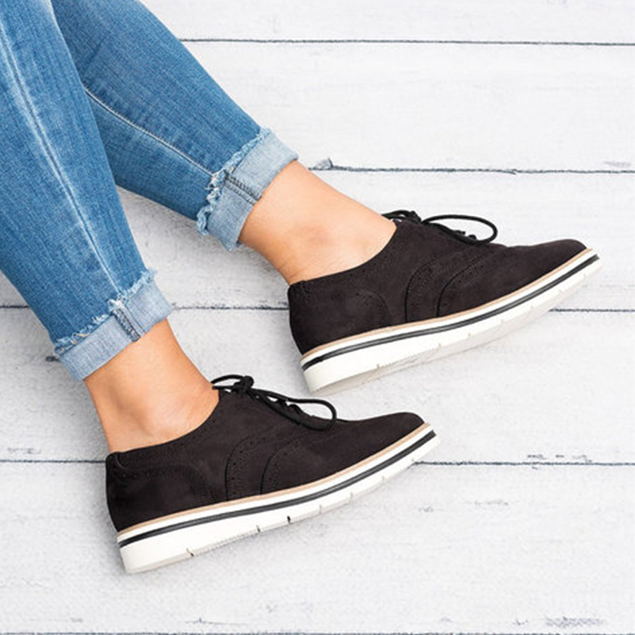 Plain  Flat  Criss Cross  Round Toe  Casual Office Comfort Flats