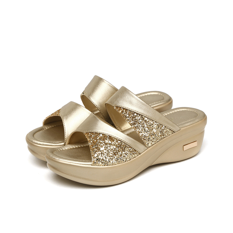 Women's Wild Fish Mouth Wedge Sandals