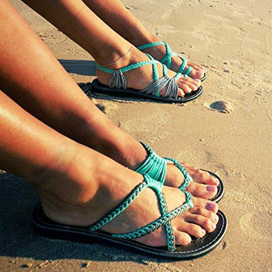 Color Block Plain  Flat  Peep Toe  Casual Slippers