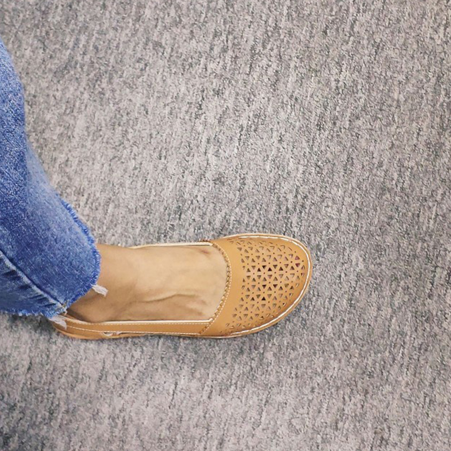 Plain Flat Round Toe Casual Flat & Loafers
