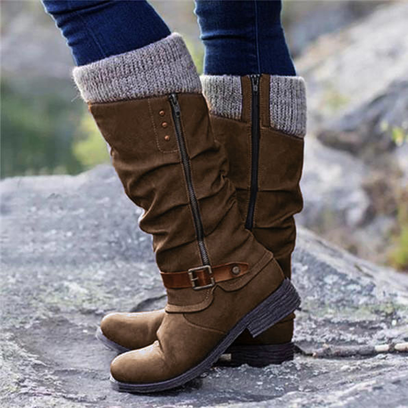 Women's Comfortable Flat Boots