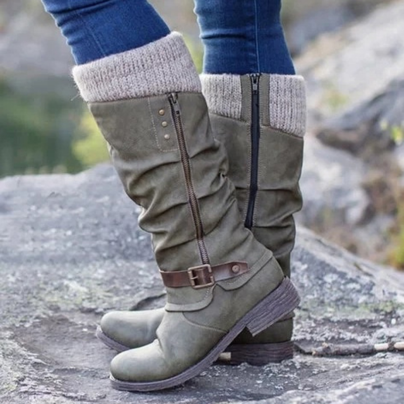 Women's Comfortable Flat Boots