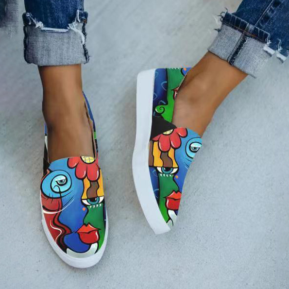 Female Graffiti Casual Shoes