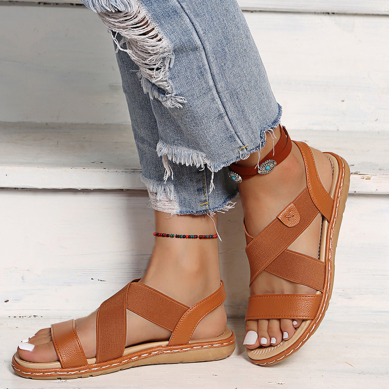 Stylish Beach Elastic Sandals