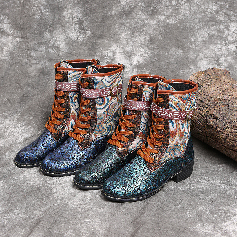 Famous Lace-Up Boots