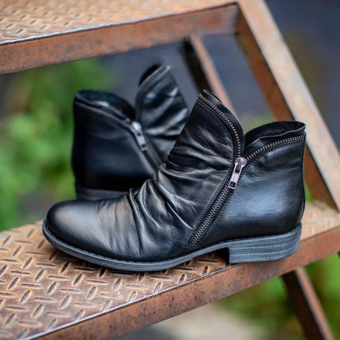 Casual Fashion Low Heel Winter Boots