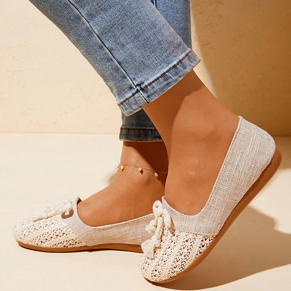 Women's Braided Slip-on Single Shoes